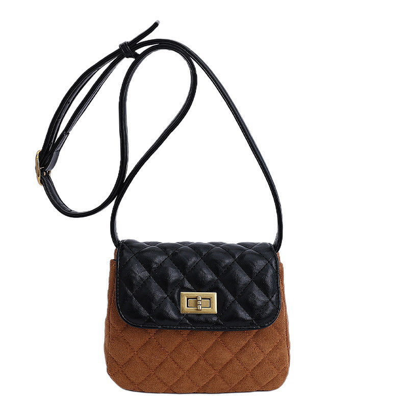 Damen elegante Schultertasche mit matter Oberfläche und strukturiertem Design