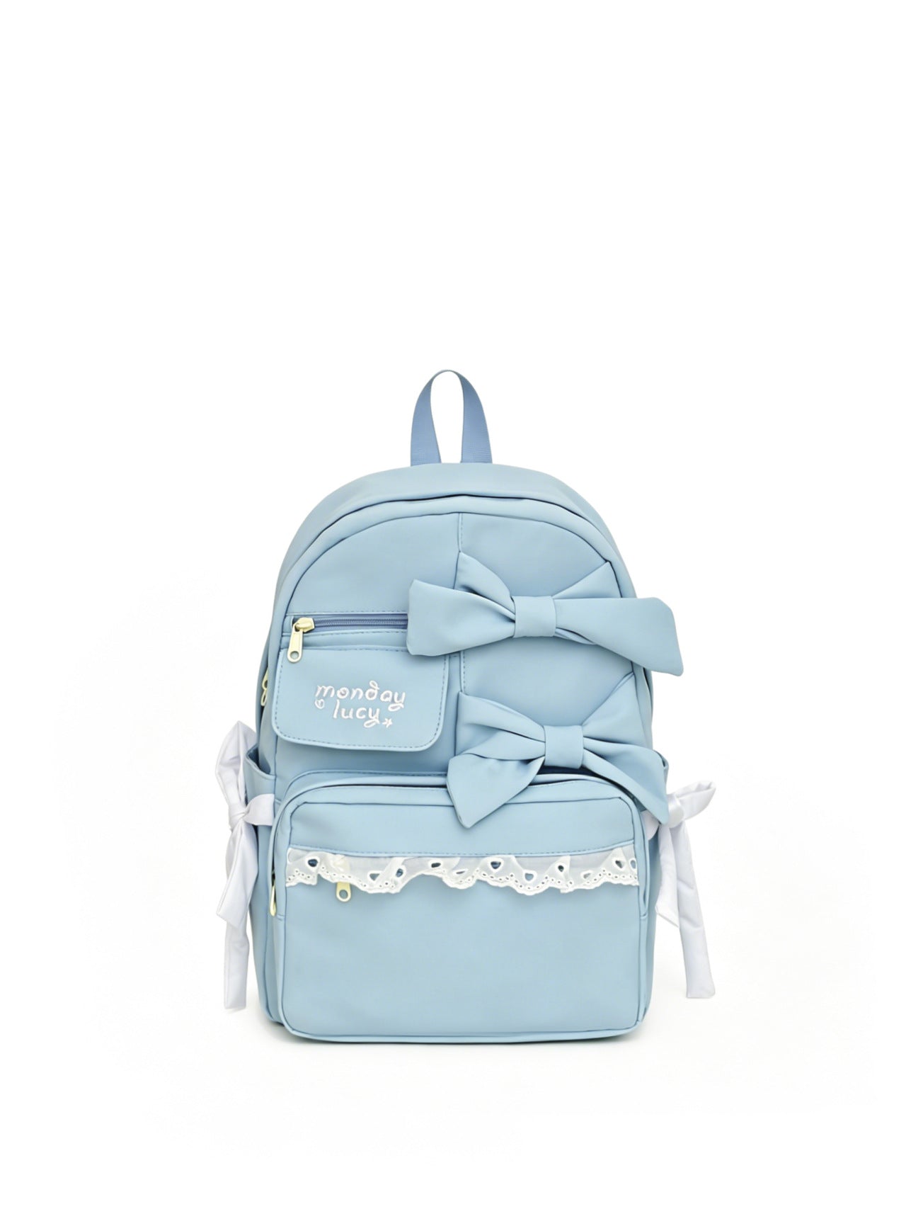 Süßer Rucksack mit Schleifenakzent