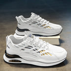 Damen Sportschuhe mit atmungsaktiven Mesh-Einsätzen und gepolsterter Sohle