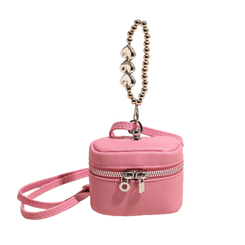 Damen Mini-Handtasche mit luxuriösem Kettenanhänger
