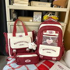 Vielseitiger Multi-Taschen Schulrucksack