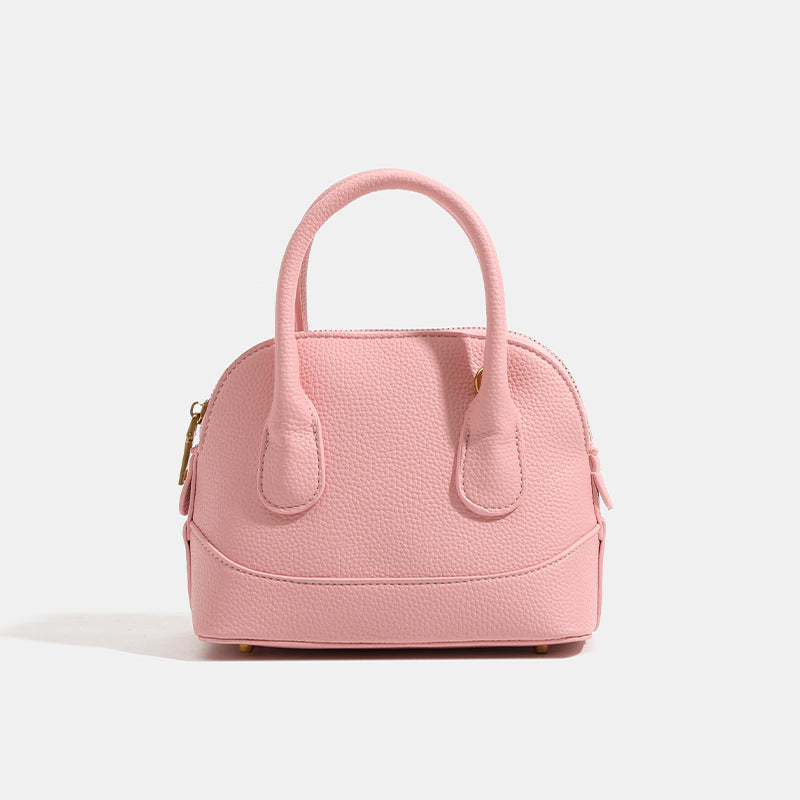 Damen Mini-Handtasche aus strukturiertem Kunstleder