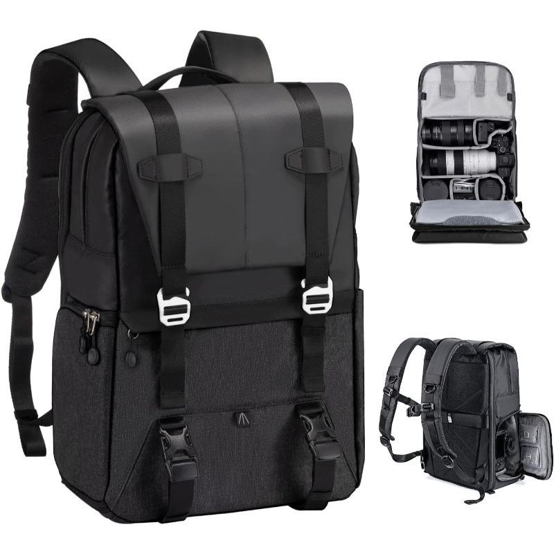 Kamerarucksack mit individuellem Fächersystem und ergonomischem Design