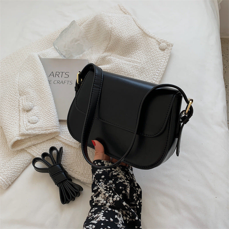Handgefertigte Leder-Schultertasche