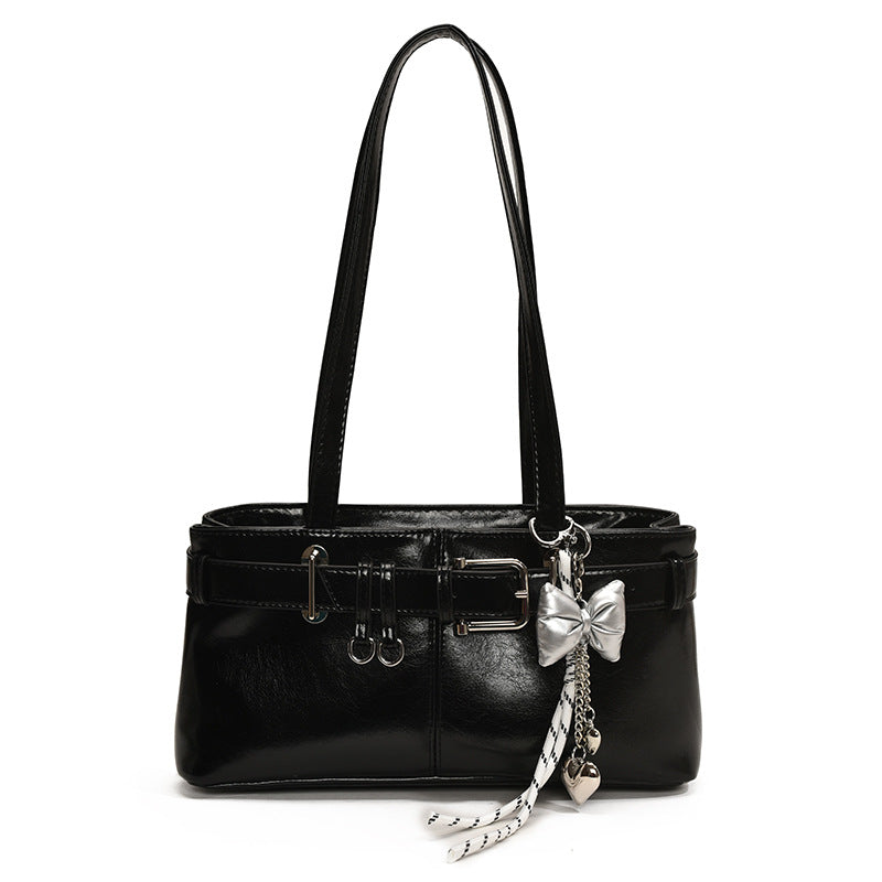 Damen Mini-Handtasche mit abnehmbarem Charm