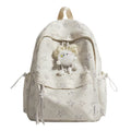 Sternmuster Plüsch Rucksack