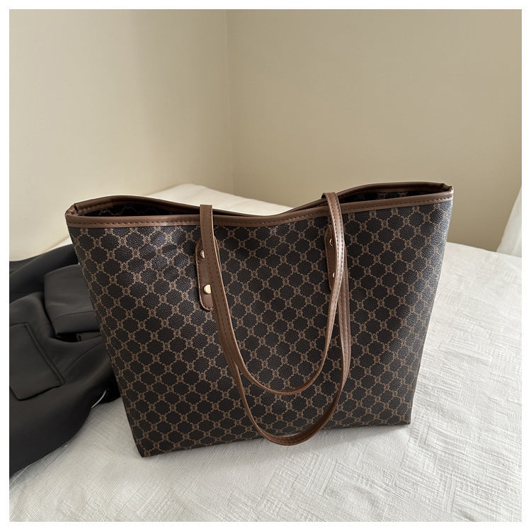 Damen elegante Tragetasche mit geometrischem Muster
