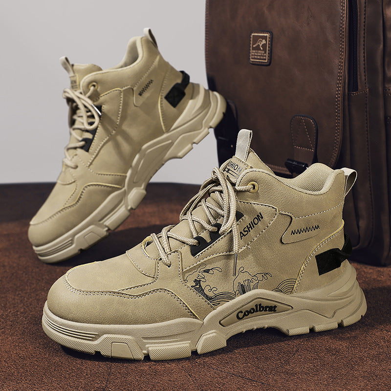 Damen High-Top Sneakers mit atmungsaktivem Obermaterial und rutschfester Sohle