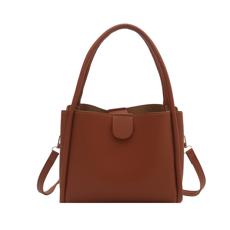 Damen elegante Mini-Handtasche mit praktischer Klappenverschluss