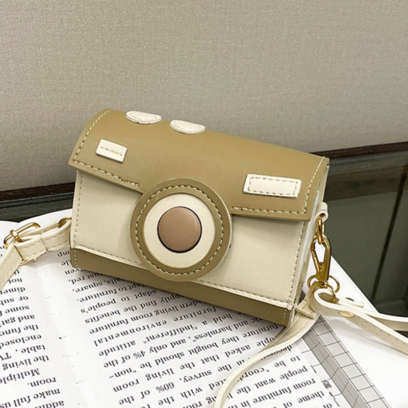 Damen Mini-Handtasche mit verspieltem Klappverschluss