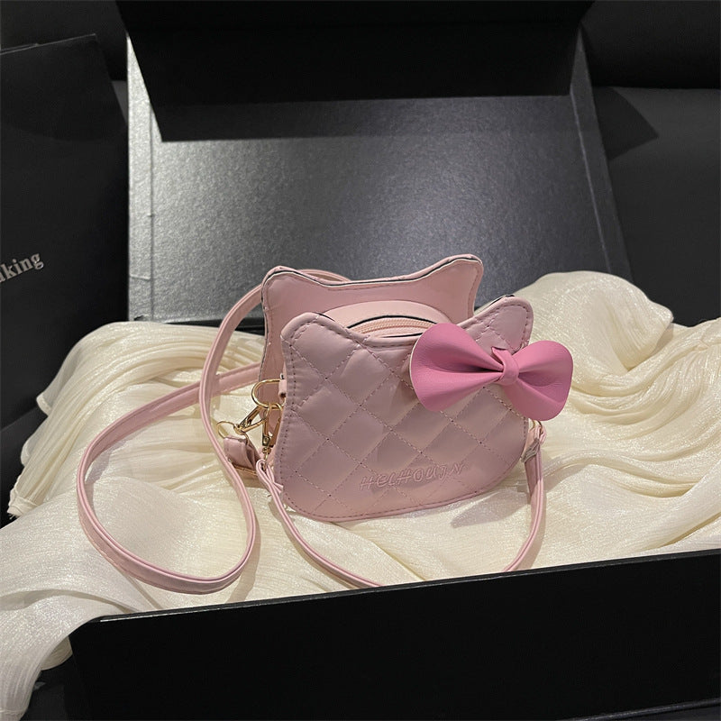 Damen Mini-Handtasche mit schickem Schleifenakzent
