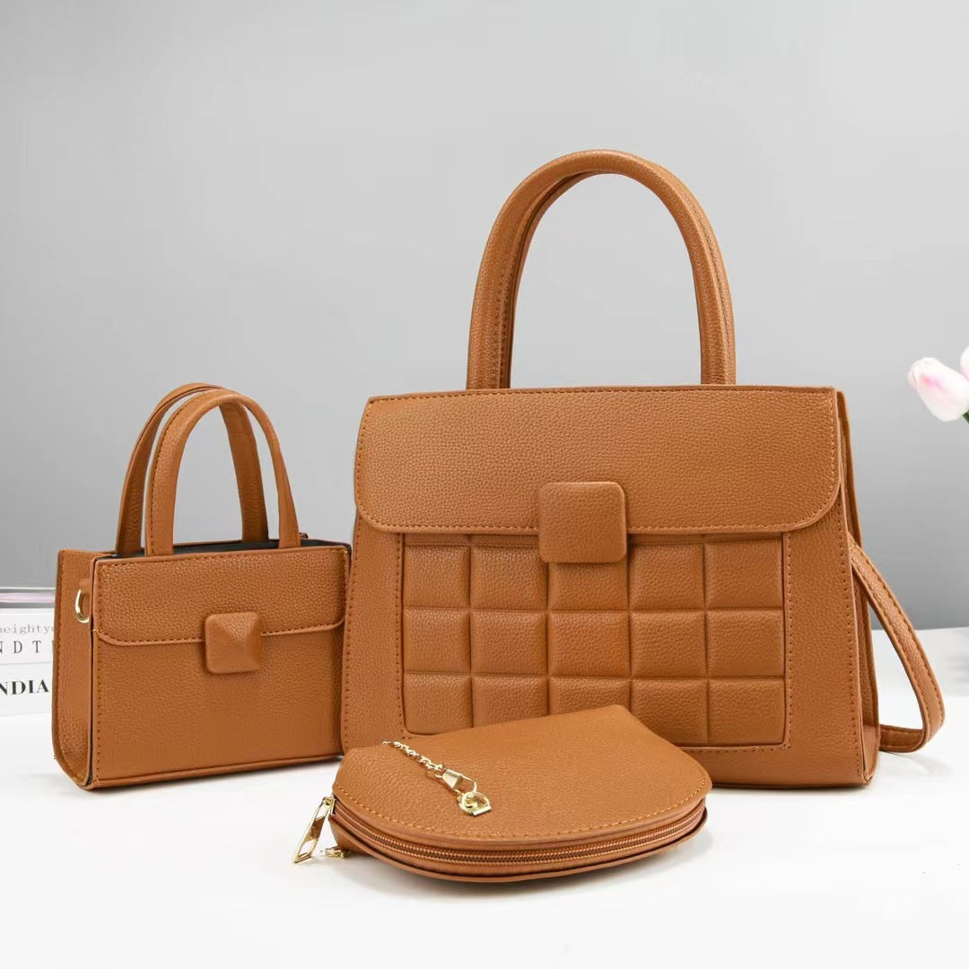 Damen hochwertige Handtaschen-Set mit stilvollen Akzenten