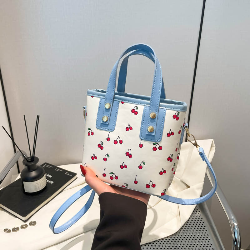 Damen Mini-Handtasche mit fruchtigem Kirschdesign