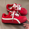 Damen Sport Sneakers mit innovativer Schnürung und buntem Design