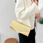 Damen elegante Clutch-Tasche mit Glitter-Akzent