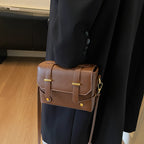 Damen Mini-Handtasche mit strukturiertem Design und abnehmbarem Schulterriemen
