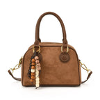 Damen Mini-Handtasche mit verspieltem Anhänger