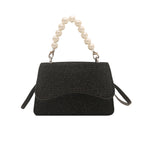 Damen Mini-Handtasche mit Perlenakzent