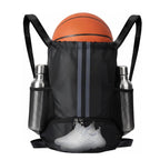 Sportlicher Rucksack mit Schuhfach und Wasserflaschenhaltern