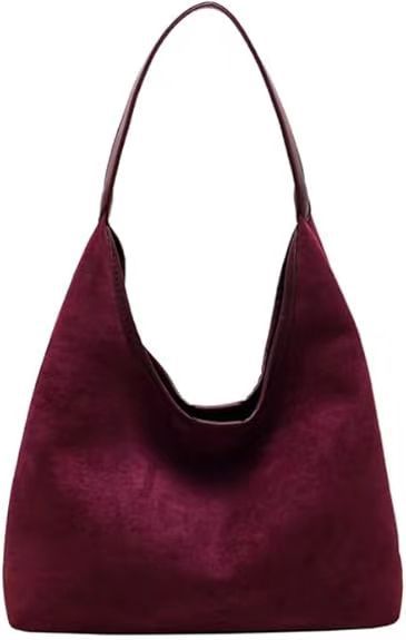 Damen Wildleder Schultertasche