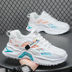 Damen Sport Sneakers mit atmungsaktivem Mesh-Obermaterial und stoßdämpfender Sohle