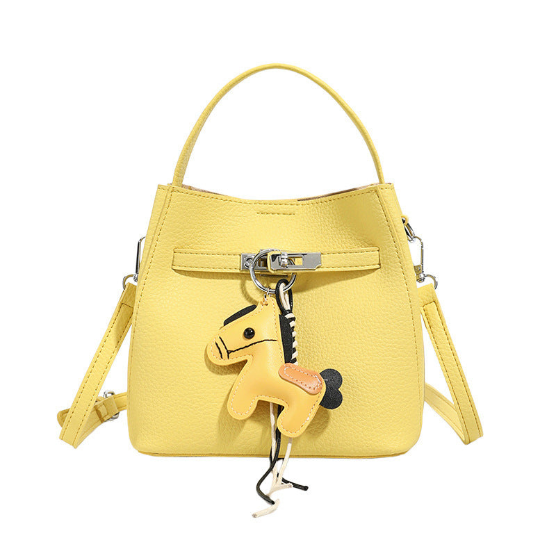 Damen Mini-Crossbody-Tasche mit verspieltem Design und süßem Charm