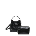 Damen stylische Mini-Bucket-Bag mit herausnehmbarem Kosmetiktäschchen