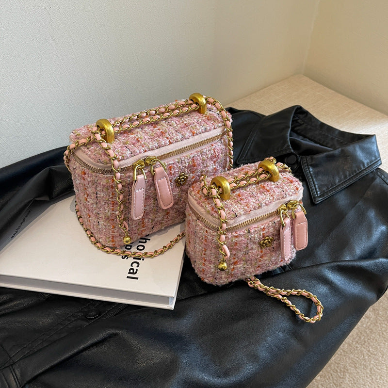 Damen Mini-Handtasche mit abnehmbarem Schulterriemen