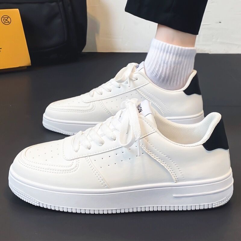 Damen elegante und zeitlose Sneakers mit atmungsaktiver Oberflächentextur