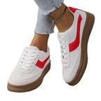 Damen Sport Sneakers mit stylischem Farbkontrast und rutschfester Sohle