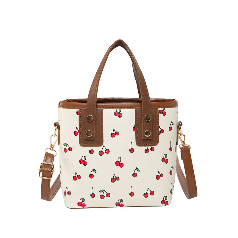Damen Mini-Handtasche mit fruchtigem Kirschdesign