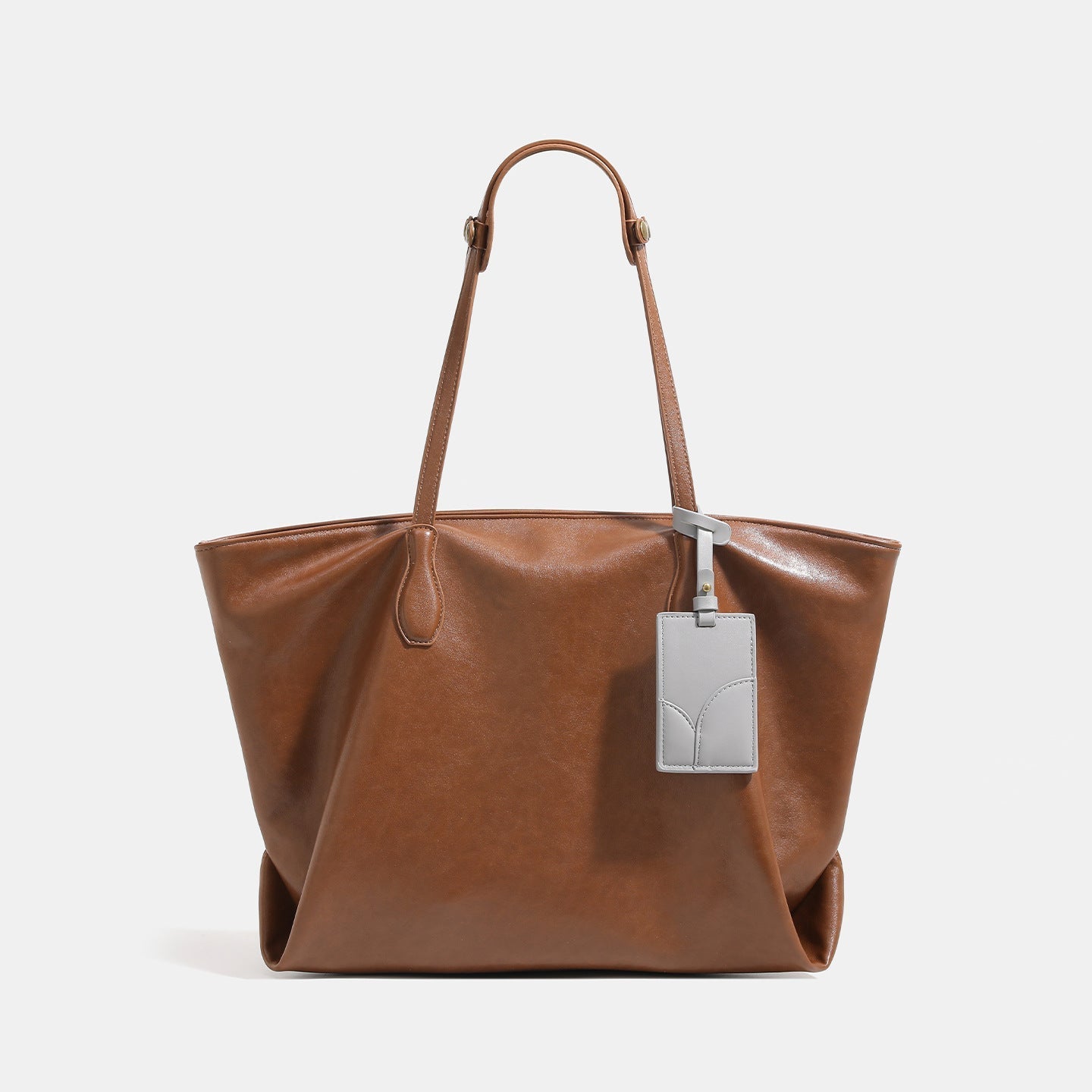 Damen hochwertige Tote-Tasche aus weichem Kunstleder mit strukturiertem Design