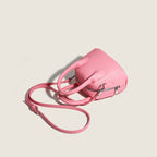 Damen Mini-Handtasche mit strukturiertem Äußeren und abnehmbarem Schulterriemen