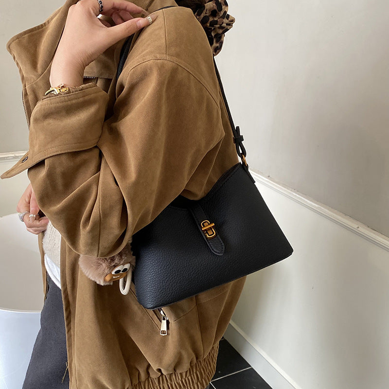 Damen multifunktionale Schultertasche mit verspieltem Charme