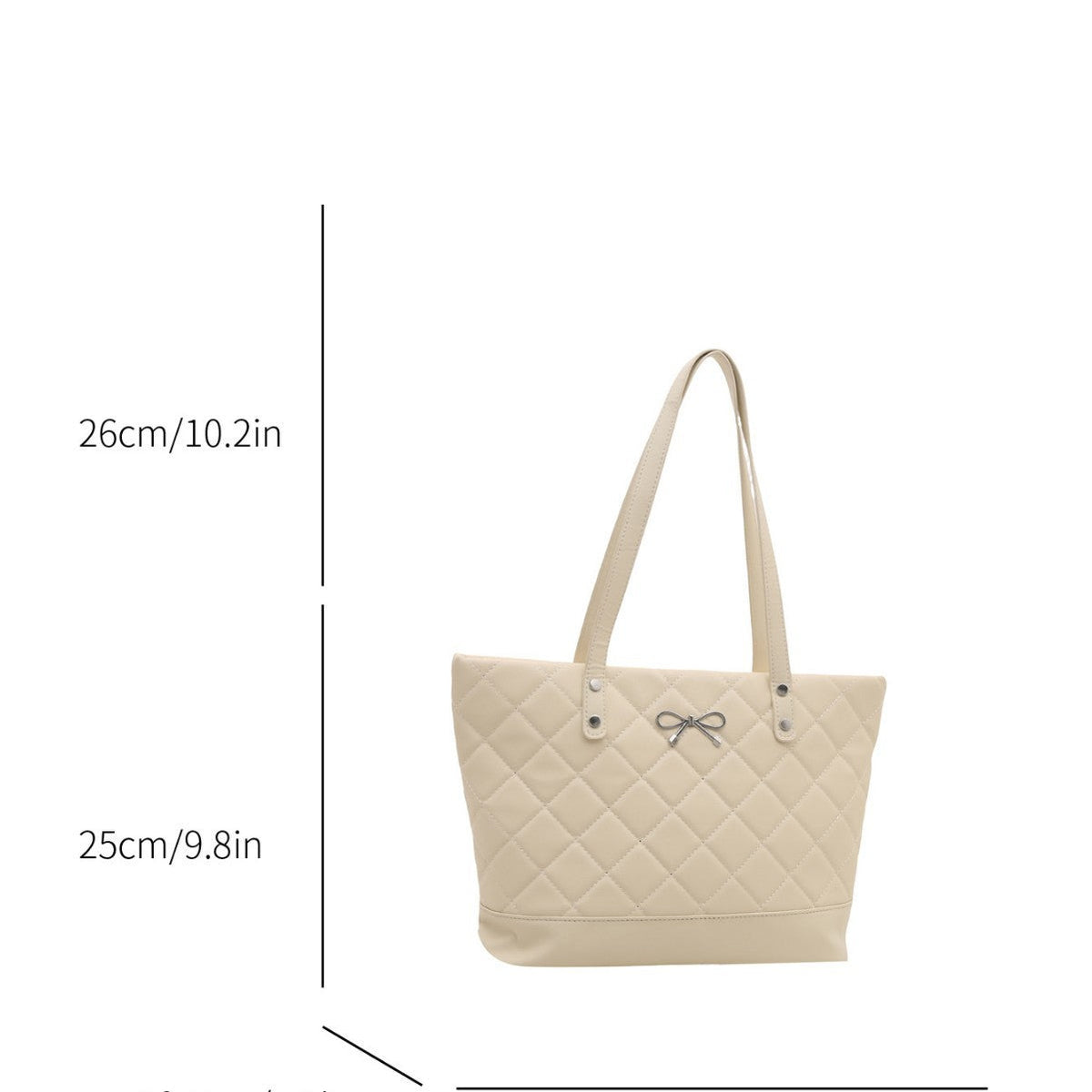 Damen eleganter Einkaufstasche aus hochwertigem synthetischem Leder