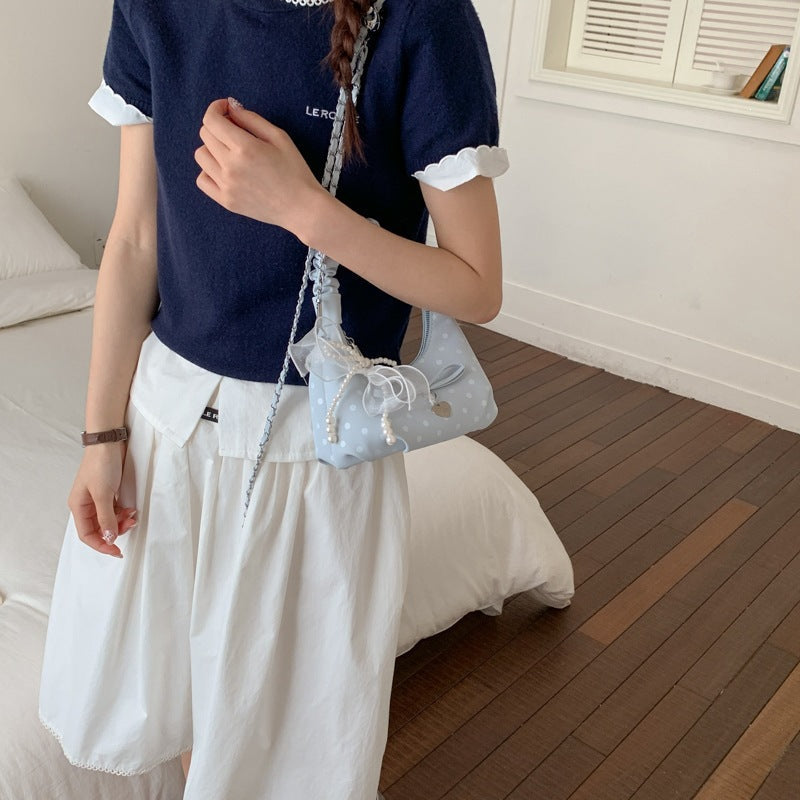 Damen Mini-Handtasche mit dekorativen Akzenten