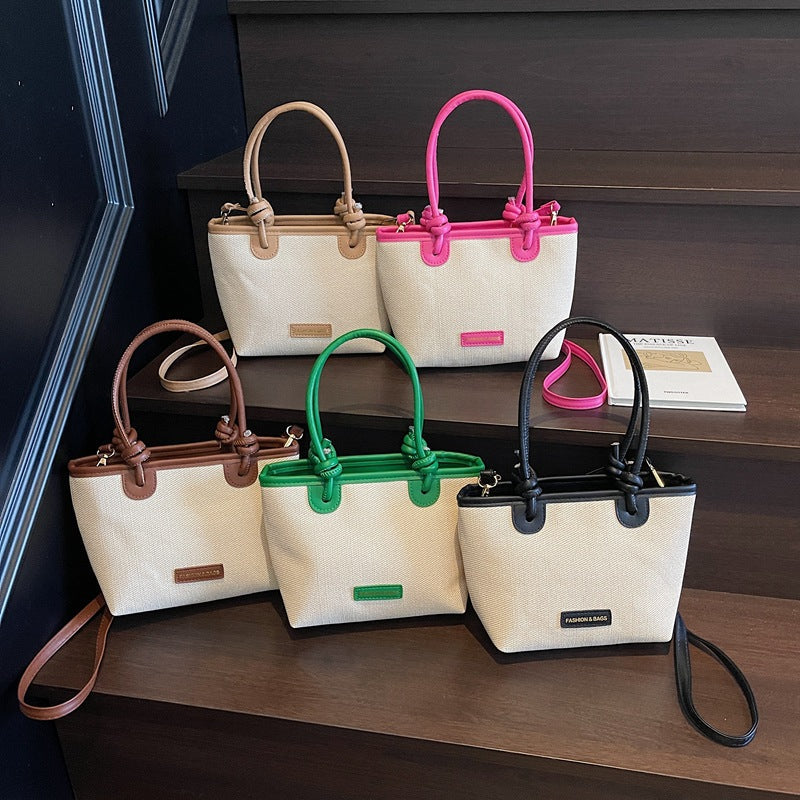 Damen praktische Tragetasche mit stilvollen Griffen