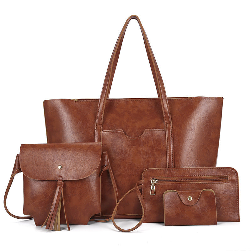 Damen Tote Bag Set mit multifunktionalen Fächern