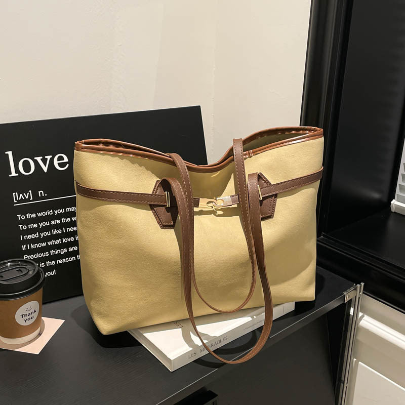 Frauen vielseitige Tote-Bag aus weichem Wildleder