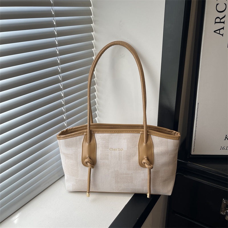 Damen elegante Handtasche aus strukturiertem Material