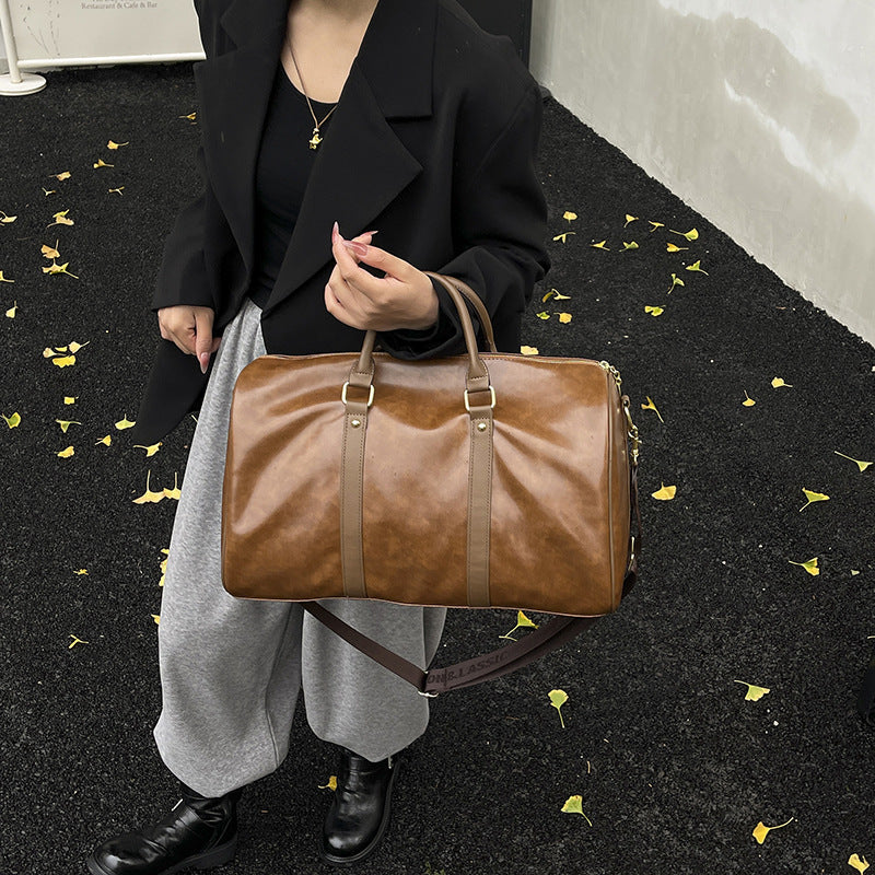 Premium Leder Reise Duffle Bag Emma Tasche