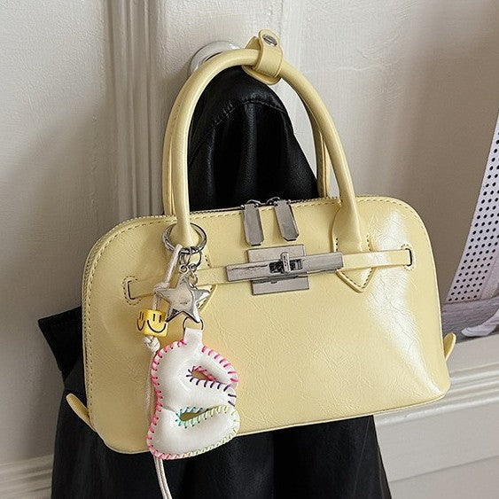 Damen Mini-Handtasche mit abnehmbarem Anhänger