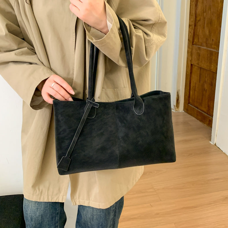 Damen elegante Tote-Bag mit glänzendem Detail