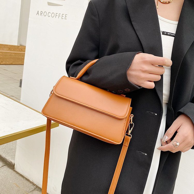 Damen elegante Schultertasche mit abnehmbarem Tragegurt