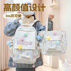 Niedlicher gesteppten Schul-Rucksack und Tragetasche Set