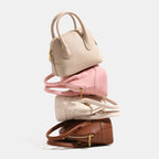 Damen Mini-Handtasche aus strukturiertem Kunstleder