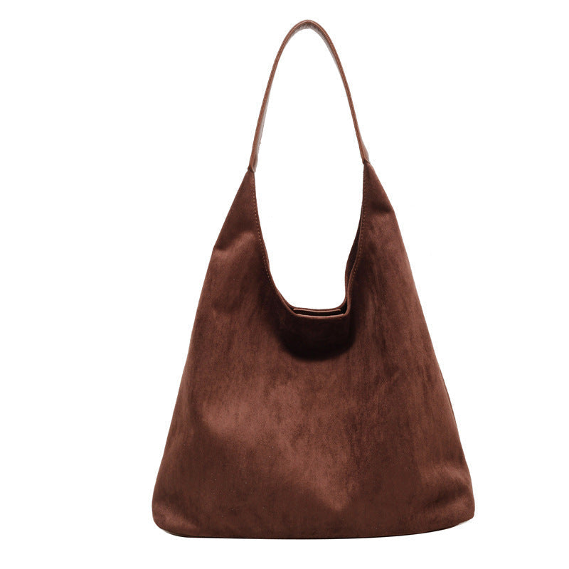 Damen Wildleder Schultertasche