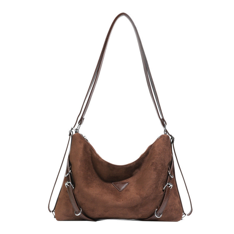 Damen Schultertasche mit abnehmbarem Schultergurt und modernem Design
