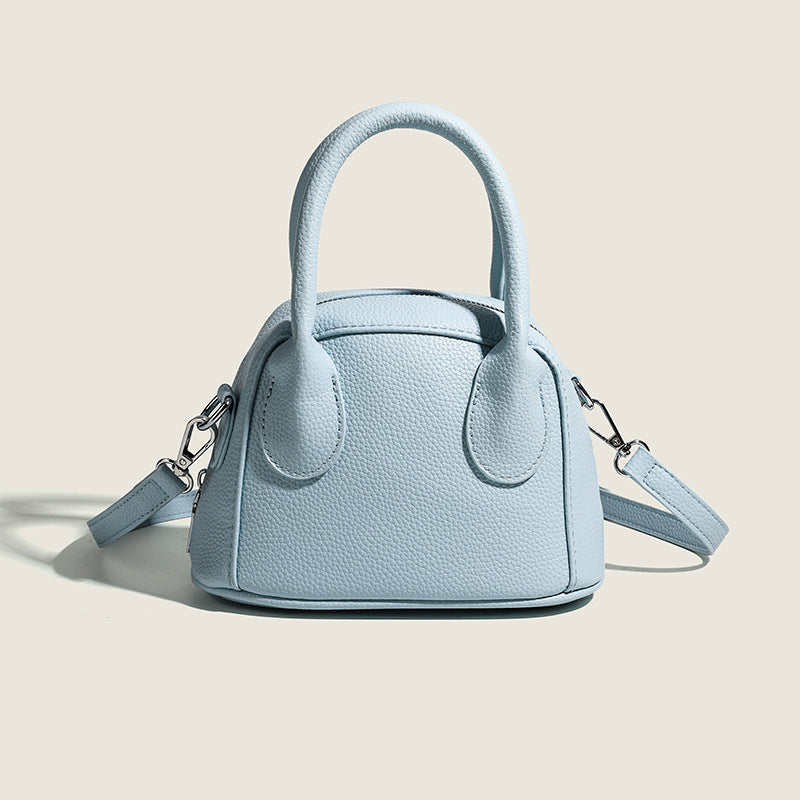 Damen Mini-Handtasche mit strukturiertem Äußeren und abnehmbarem Schulterriemen