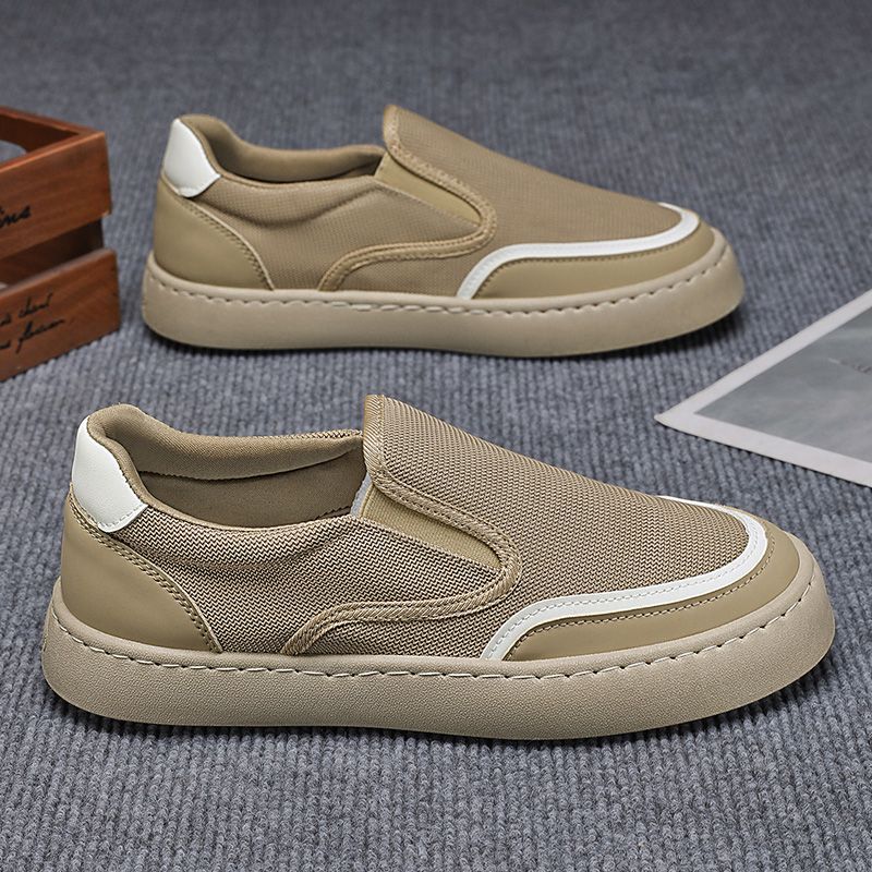 Damen Slip-On Sneakers mit atmungsaktiver Mesh-Struktur